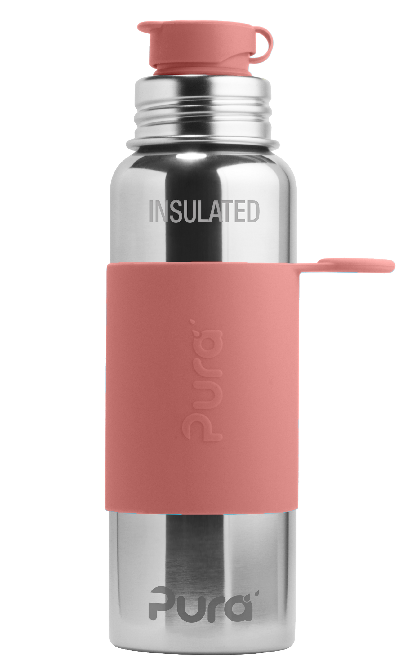 Pura Stainless Steel Pink Big Mouth® Sport 22oz Insulated Bottle