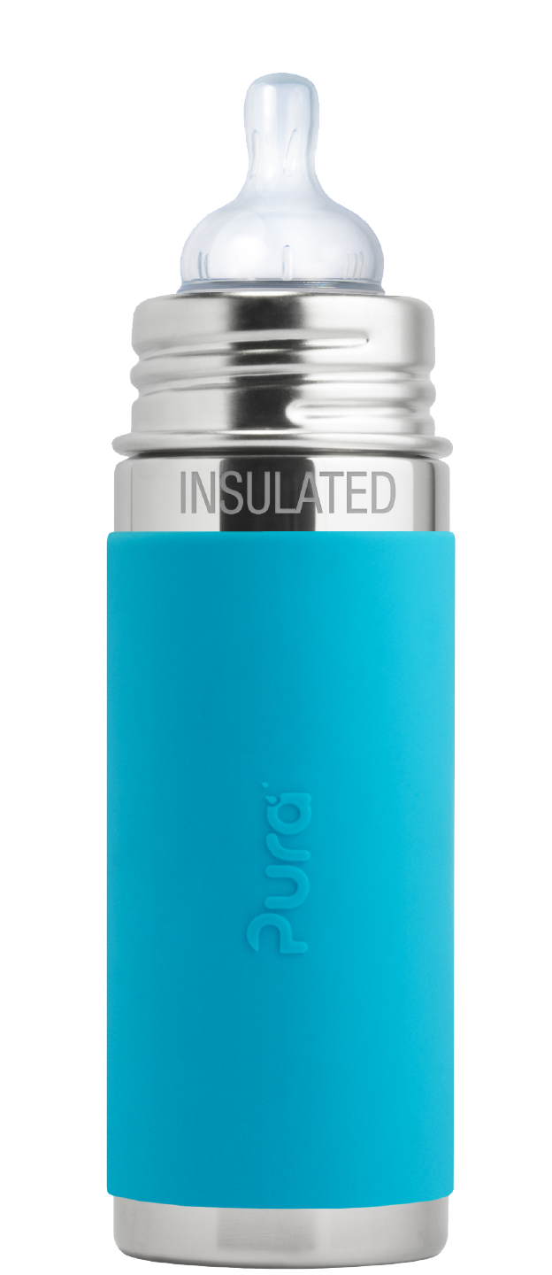 Pura Stainless Aqua Kiki® 9oz Insulated Infant Bottle