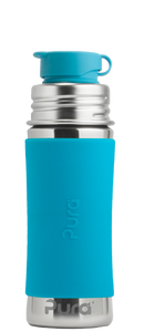 Pura Stainless Sport Mini™ 11oz Bottle with little monsters silicone sleeve