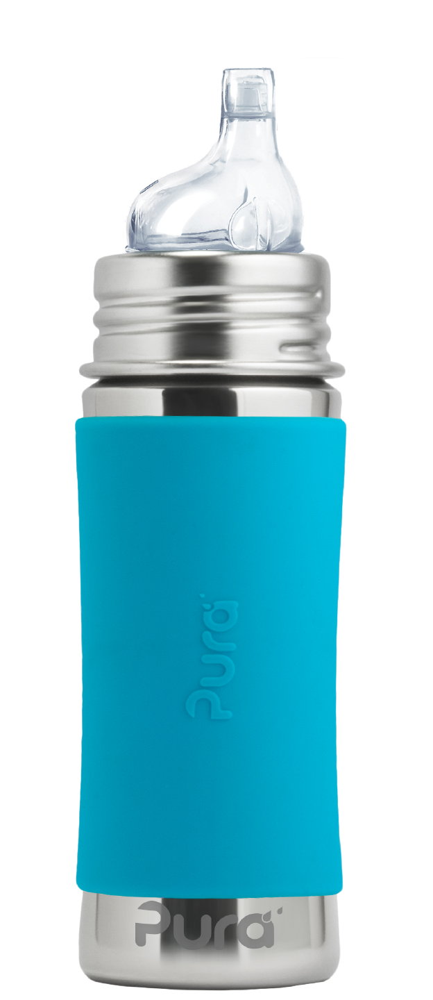 Pura Stainless Aqua Kiki™ 11oz Sippy Bottle