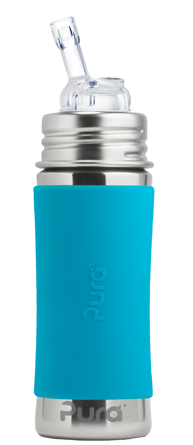 Pura Stainless Aqua Kiki™ 11oz Straw Bottle