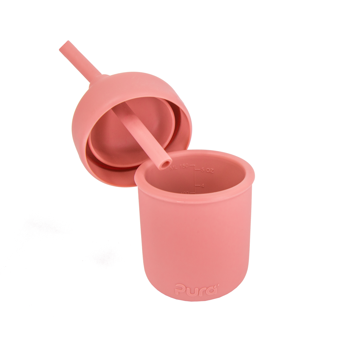 mymy™ Silicone Straw Cup Pura Stainless