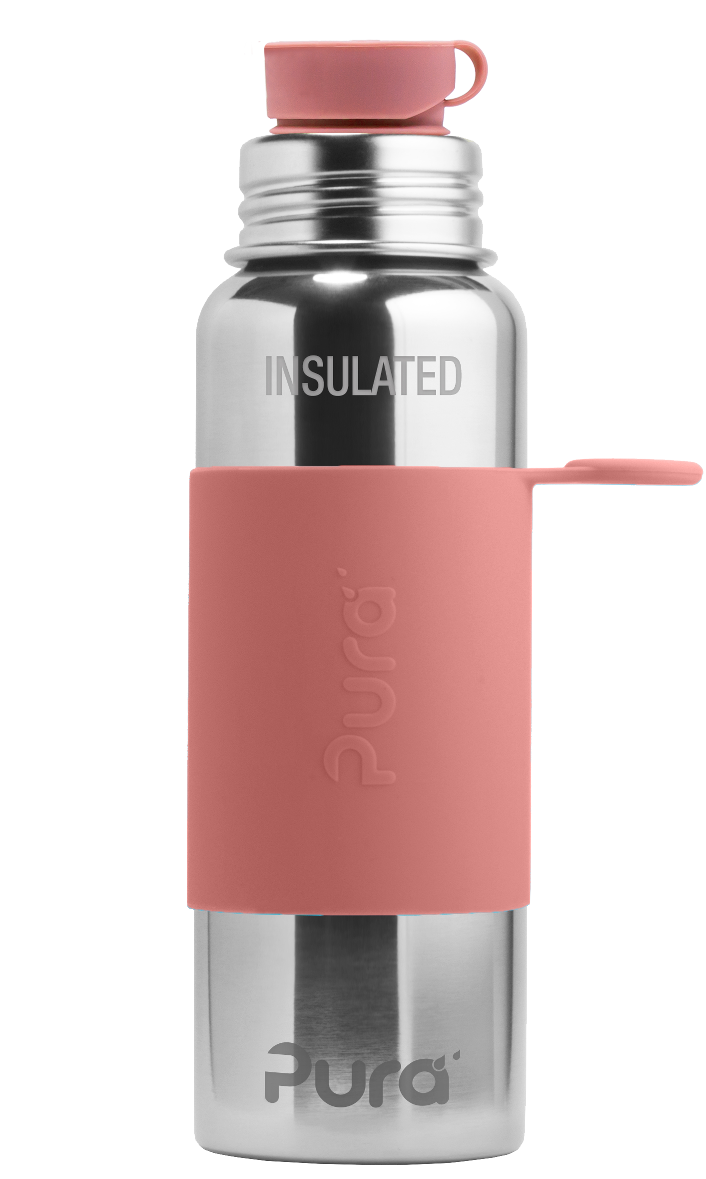 thumbnail image 2 of Pura Sport Big Mouth Silicone Lid - Plastic-Free, Leak-Proof Top For Active Lifestyles 2 of 13