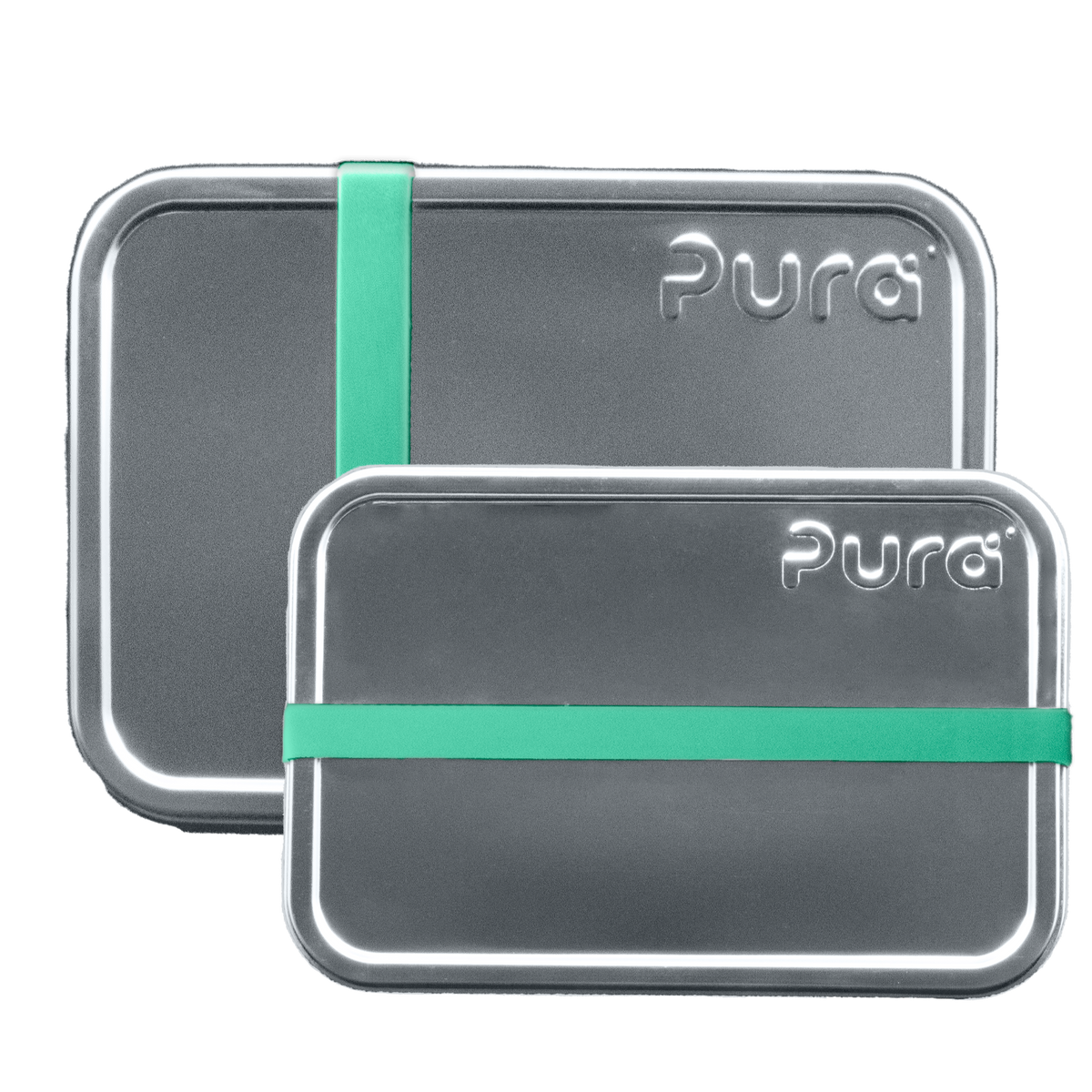 Prahransteel Microwavable Stainless Steel Lunch Box - 5.1 Cup (Teal)