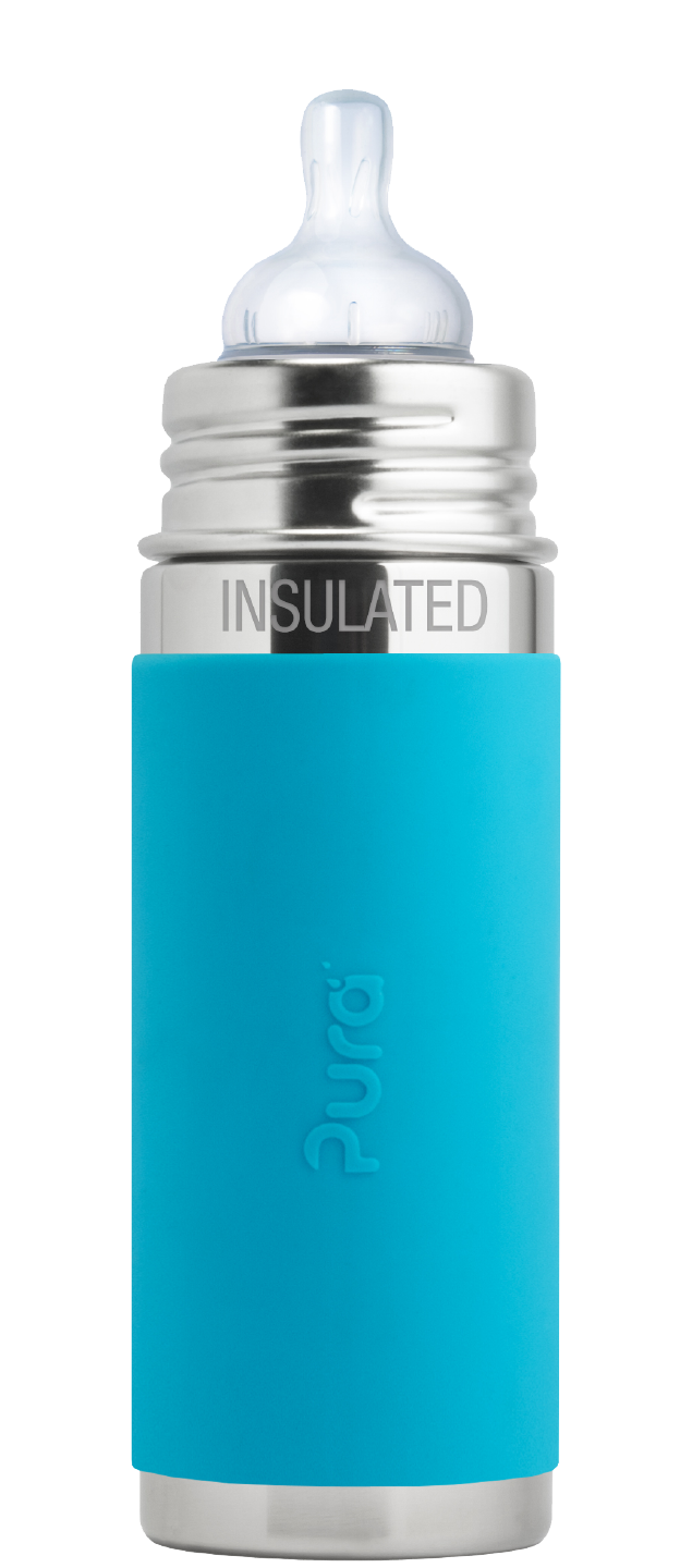 Pura Stainless Steel Infant Bottle 325ml - 3 colours - Shop Zero™