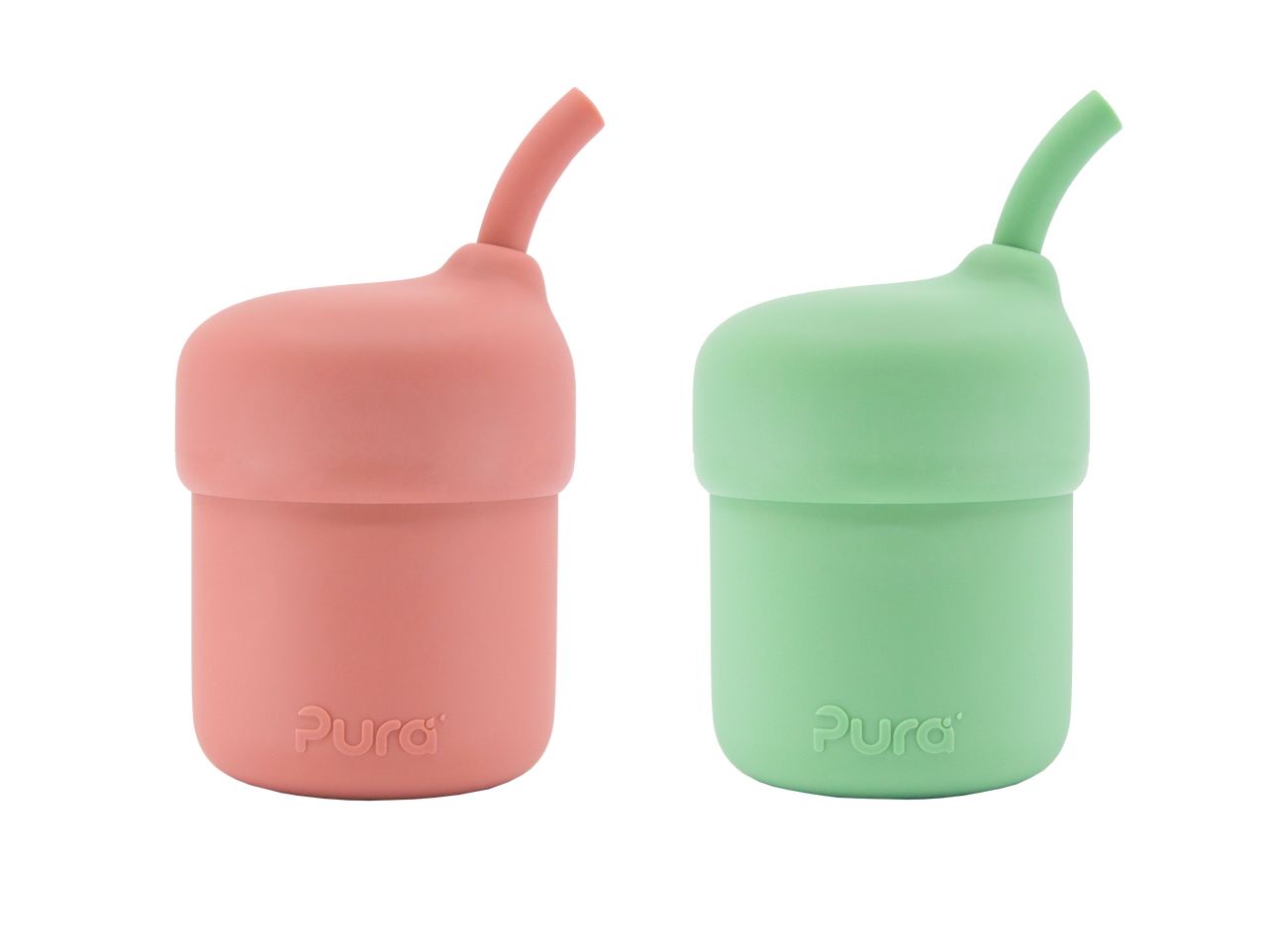 Pura Stainless Kiki 9oz Insulated Straw Bottle - Slate Bumper